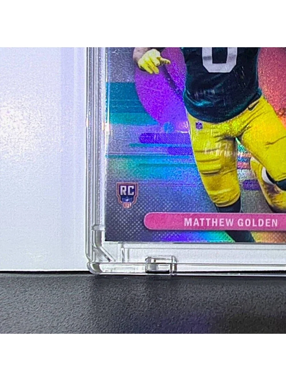 Matthew Golden Rookie 2025 Topps Finest NFL #117 Refractor Green Bay Packers